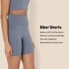 imageAmazon Essentials Womens Active FormFlex Buttery Soft High Waist Yoga Biker ShortsSlate Grey