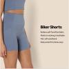imageAmazon Essentials Womens Active FormFlex Buttery Soft High Waist Yoga Biker ShortsSlate Grey