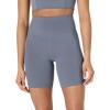 imageAmazon Essentials Womens Active FormFlex Buttery Soft High Waist Yoga Biker ShortsSlate Grey