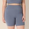 imageAmazon Essentials Womens Active FormFlex Buttery Soft High Waist Yoga Biker ShortsSlate Grey