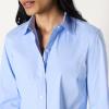 imageAmazon Essentials Womens RegularFit Stretch Poplin ButtonUp Dress ShirtPowder Blue