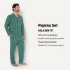 imageAmazon Essentials x Sofia Grainge Matching Holiday Family Pajama SetsDark Sage Green Holiday