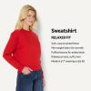imageAmazon Essentials x Sofia Grainge Womens Boxy Drop Shoulder Crewneck SweatshirtRed