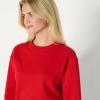 imageAmazon Essentials x Sofia Grainge Womens Boxy Drop Shoulder Crewneck SweatshirtRed