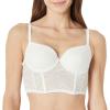 imageAmazon Essentials Womens Stretch All Over Lace Longline Bustier CorsetWhite