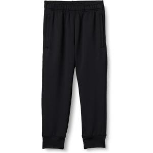 imageAmazon Essentials Boys Athletic Performance Stretch Knit Gym Tapered Track PantsBlack