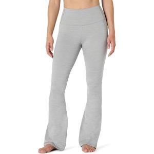 imageAmazon Essentials Womens Active FormFlex Buttery Soft High Waist Bootcut 315quot Inseam Full Length Yoga Pant LeggingsSpace Dye Grey