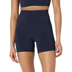 imageAmazon Essentials Womens Active FormFlex Buttery Soft High Waist Yoga Biker ShortsNavy