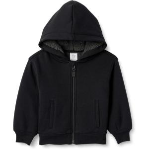 imageAmazon Essentials boys Sherpa Lined Hoodie SweatshirtBlack