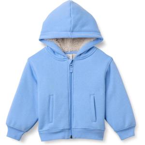 imageAmazon Essentials boys Sherpa Lined Hoodie SweatshirtCornflower Blue