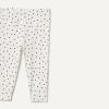 imageAmazon Essentials BabyGirls  UnisexBaby LeggingsNavyPale PinkDots