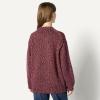 imageAmazon Essentials Demis Pick Womens OversizedFit MultiColor Heavyweight Crewneck SweaterBurgundy Marl