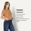 imageAmazon Essentials Demis Pick Womens RelaxedFit Faux Mohair Short Sleeve Sweater TopCamel Heather