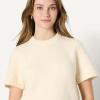 imageAmazon Essentials Demis Pick Womens RelaxedFit Faux Mohair Short Sleeve Sweater TopCream