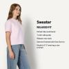 imageAmazon Essentials Demis Pick Womens RelaxedFit Faux Mohair Short Sleeve Sweater TopPastel Lilac
