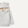 imageAmazon Essentials unisexbaby Sherpa Lined Full Zipper HoodieLight Grey Heather