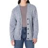 imageAmazon Essentials Demis Pick Womens OversizedFit MultiColor Heavyweight ButtonUp CardiganBright Blue Marl