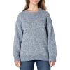 imageAmazon Essentials Demis Pick Womens OversizedFit MultiColor Heavyweight Crewneck SweaterBright Blue Marl