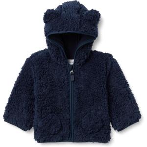 imageAmazon Essentials babyboys Hooded Sherpa JacketNavy