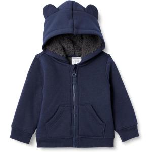 imageAmazon Essentials unisexbaby Sherpa Lined Full Zipper HoodieNavy