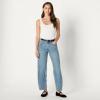 imageAmazon Essentials Womens HighRise Barrel Leg JeansAuthentic Medium Wash