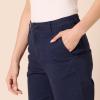 imageAmazon Essentials Womens HighRise SlimFit AnkleLength WideLeg Khaki PantNavy