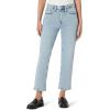 imageAmazon Essentials Womens HighRise Straight Leg JeansIced Light Wash