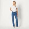 imageAmazon Essentials Womens HighRise Straight Leg JeansMedium Blue Vintage