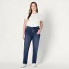imageAmazon Essentials Womens HighRise Straight Leg JeansStone Dark Wash
