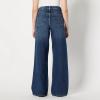 imageAmazon Essentials Womens HighRise Wide Leg JeansStone Dark Wash