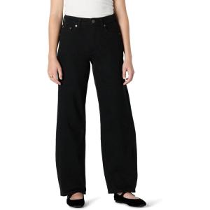 imageAmazon Essentials Womens HighRise Barrel Leg JeansBlack