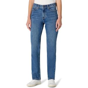 imageAmazon Essentials Womens HighRise Straight Leg JeansMedium Blue Vintage