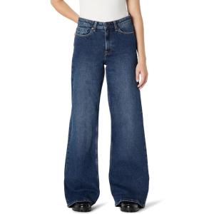 imageAmazon Essentials Womens HighRise Wide Leg JeansStone Dark Wash