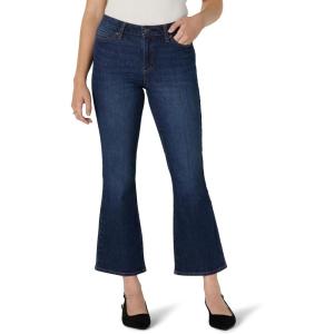 imageAmazon Essentials Womens Medium Stretch MidRise Kick Crop JeansDark Shadow Wash