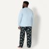imageAmazon Essentials Disney  Marvel  Star Wars Mens Flannel Pajama Sleep SetsJedi Master