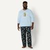 imageAmazon Essentials Disney  Marvel  Star Wars Mens Flannel Pajama Sleep SetsJedi Master