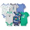 imageAmazon Essentials Disney  Marvel  Star Wars Unisex Babies and Toddlers SnugFit Cotton Footed Pajamas MultipacksMickey Oh Boy