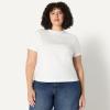 imageAmazon Essentials Demis Pick Womens RelaxedFit Cotton Crewneck TShirtWhite
