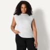 imageAmazon Essentials Demis Pick Womens RelaxedFit Cotton Muscle TeeLight Grey Heather