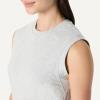 imageAmazon Essentials Demis Pick Womens RelaxedFit Cotton Muscle TeeLight Grey Heather