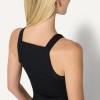 imageAmazon Essentials Demis Pick Womens SlimFit Stretch Rib HighNeck TankBlack