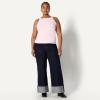 imageAmazon Essentials Demis Pick Womens SlimFit Stretch Rib HighNeck TankPastel Lilac