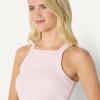 imageAmazon Essentials Demis Pick Womens SlimFit Stretch Rib HighNeck TankPastel Lilac