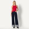 imageAmazon Essentials Demis Pick Womens SlimFit Stretch Rib HighNeck TankRed