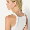 imageAmazon Essentials Demis Pick Womens SlimFit Stretch Rib HighNeck TankWhite