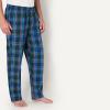 imageAmazon Essentials Mens StraightFit Woven Pajama Pant with PocketsBlue Green Large Plaid
