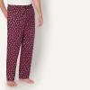 imageAmazon Essentials Mens StraightFit Woven Pajama Pant with PocketsBurgundy Puffin