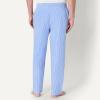 imageAmazon Essentials Mens StraightFit Woven Pajama Pant with PocketsLight Blue Stripe