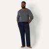imageAmazon Essentials Mens StraightFit Woven Pajama Pant with PocketsNavy