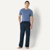 imageAmazon Essentials Mens StraightFit Woven Pajama Pant with PocketsNavy